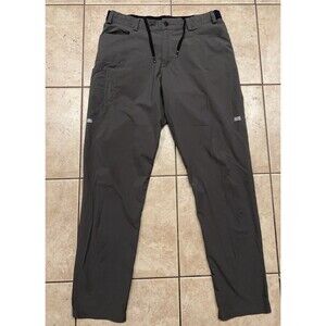 TRUEWERK Pants Mens L Gray Cloud Technical Workwear Stretch Utility 5 Pocket